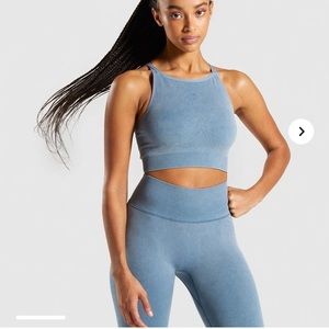 Gym shark leggings and sports bra